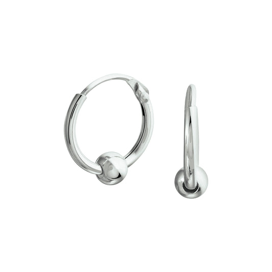 vDam Oorringen Bol Zilver Gerhodineerd 1327922