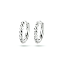 vDam Oorringen Bolletjes Zilver Gerhodineerd 1334845