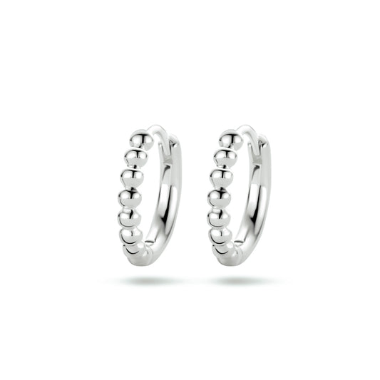 vDam Oorringen Bolletjes Zilver Gerhodineerd 1334845