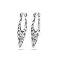 vDam Oorringen Filigrain Zilver Gerhodineerd 1336693