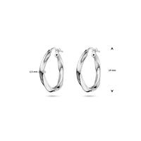 vDam Oorringen Gedraaid 2,0 Mm Zilver Gerhodineerd 1337958