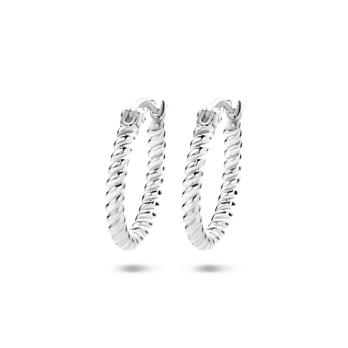 vDam Oorringen Gedraaid Zilver Gerhodineerd 1337453