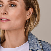 vDam Oorringen Gedraaide Buis 2,0 Mm Zilver Gerhodineerd 1337896