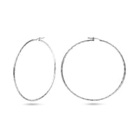 vDam Oorringen Gedraaide Buis 2,5 Mm Zilver Gerhodineerd 1338620