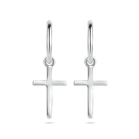 vDam Oorringen Kruis Zilver Gerhodineerd 1334763