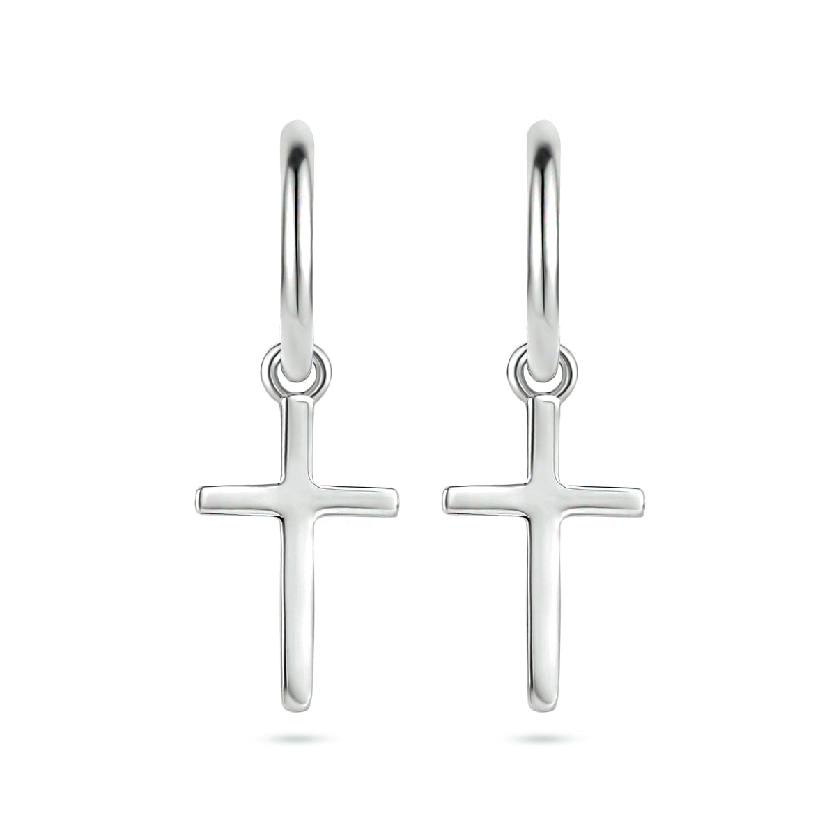 vDam Oorringen Kruis Zilver Gerhodineerd 1334763