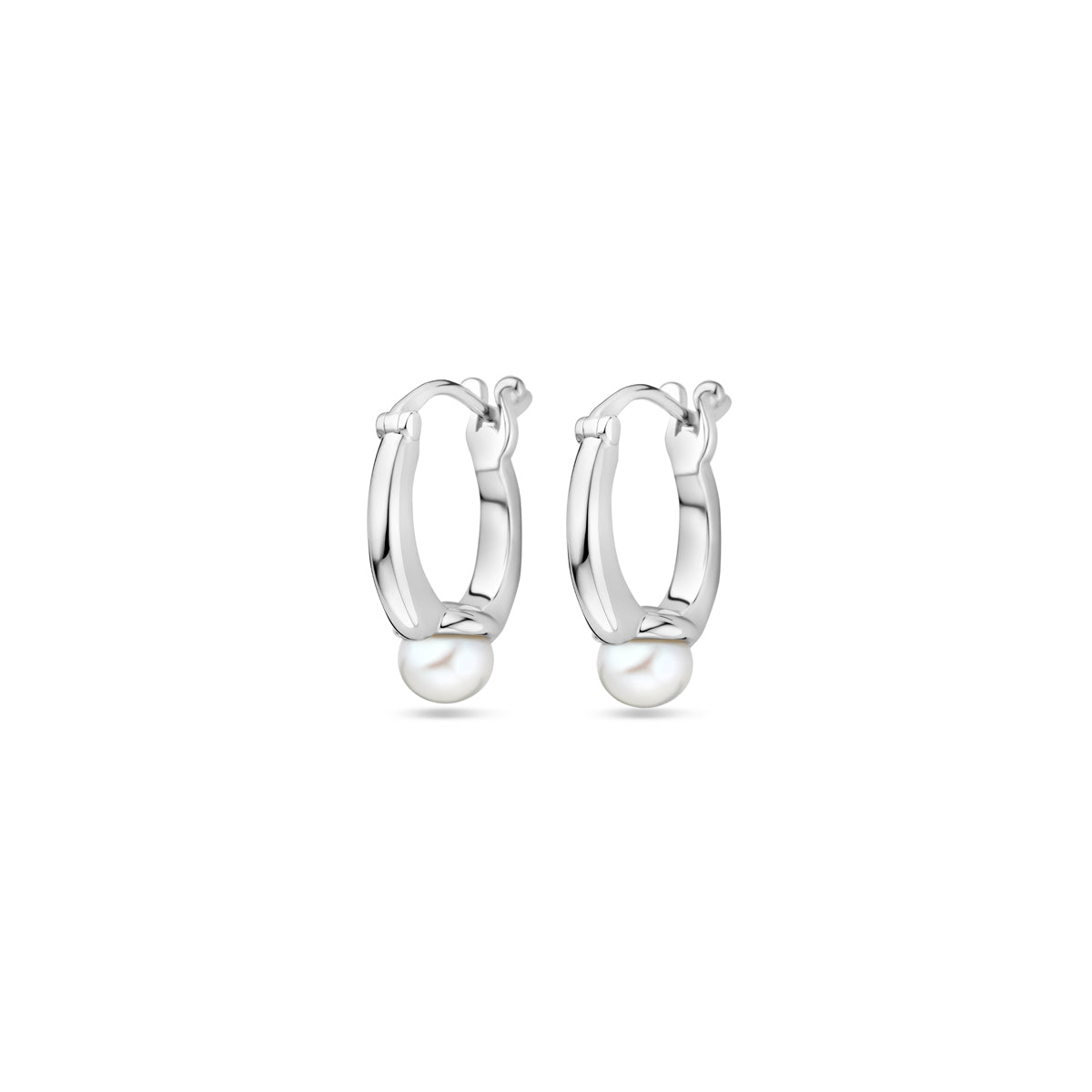 vDam Oorringen Parel 20 Mm Zilver Gerhodineerd 1339783