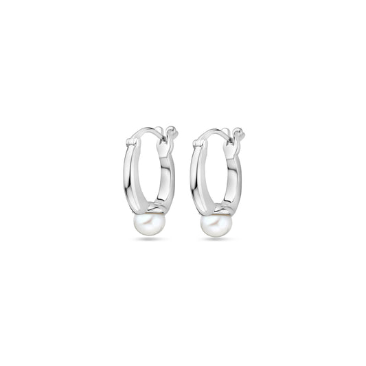 vDam Oorringen Parel 20 Mm Zilver Gerhodineerd 1339783