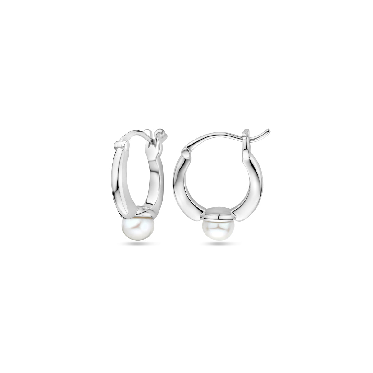 vDam Oorringen Parel 20 Mm Zilver Gerhodineerd 1339783