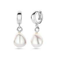 vDam Oorringen Parel 26 Mm Zilver Gerhodineerd 1339310