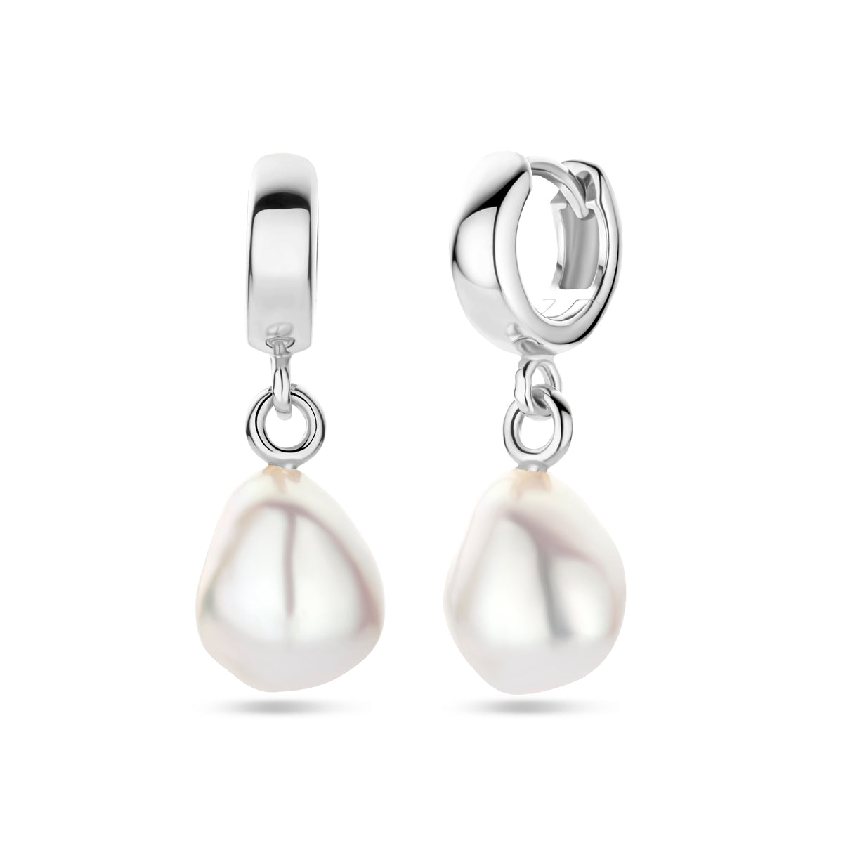 vDam Oorringen Parel 26 Mm Zilver Gerhodineerd 1339310