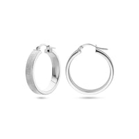 vDam Oorringen Poli/mat Zilver Gerhodineerd 1338395