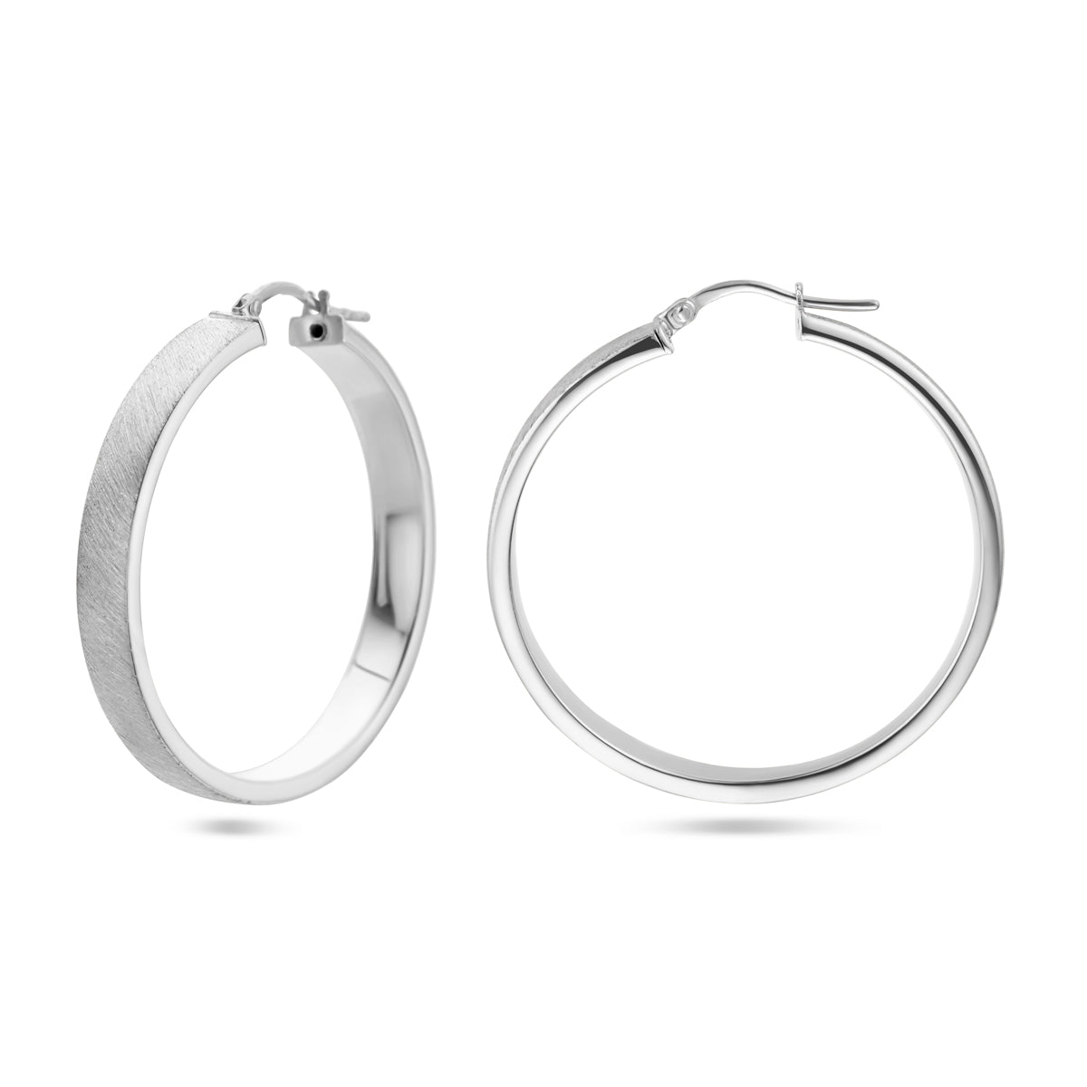 vDam Oorringen Poli/mat Zilver Gerhodineerd 1338396