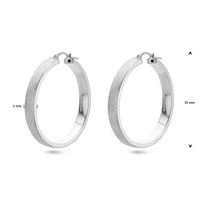 vDam Oorringen Poli/mat Zilver Gerhodineerd 1338396