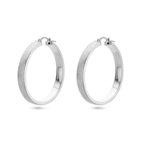 vDam Oorringen Poli/mat Zilver Gerhodineerd 1338396