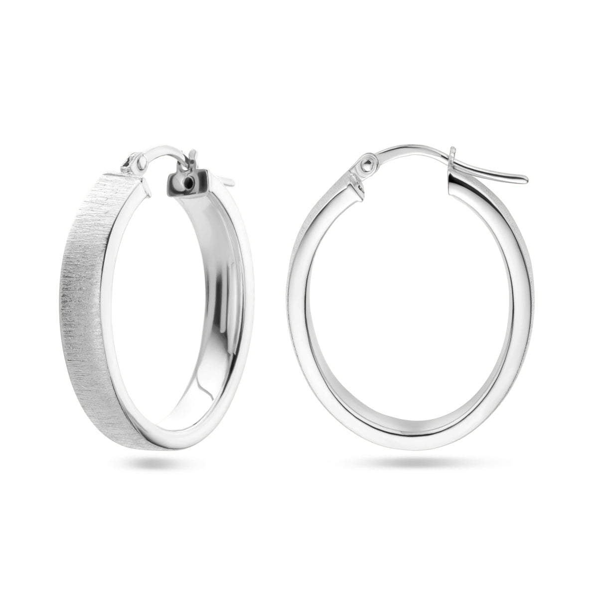 vDam Oorringen Poli/mat Zilver Gerhodineerd 1338403