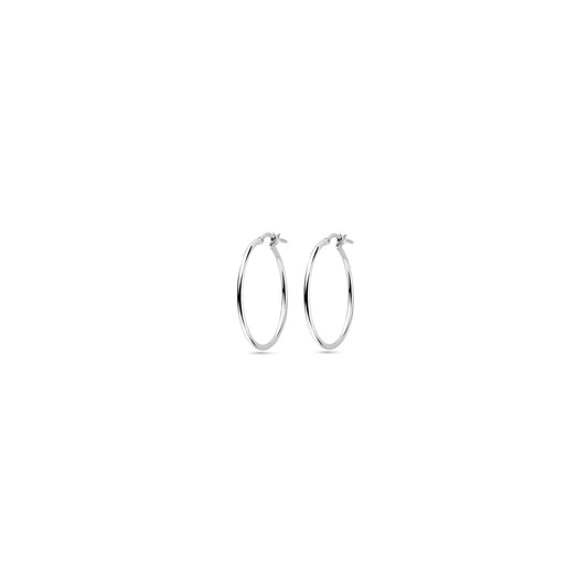 vDam Oorringen Ronde Buis 1,5 Mm Zilver Gerhodineerd 1338030