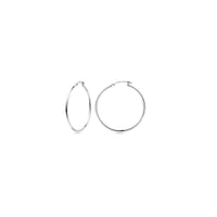 vDam Oorringen Ronde Buis 1,5 Mm Zilver Gerhodineerd 1338031