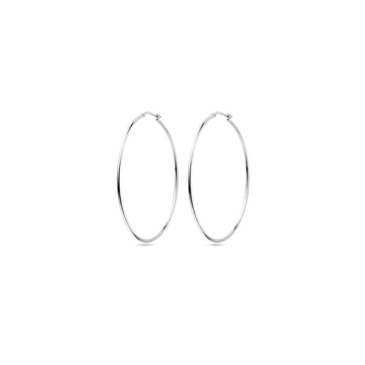 vDam Oorringen Ronde Buis 1,5 Mm Zilver Gerhodineerd 1338033