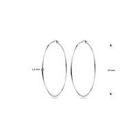 vDam Oorringen Ronde Buis 1,5 Mm Zilver Gerhodineerd 1338034