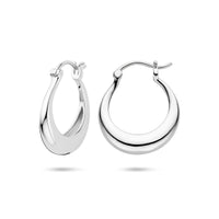 vDam Oorringen Ronde Buis 21,5 Mm Zilver Gerhodineerd 1339242