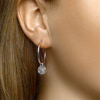 vDam Oorringen Rondje Zilver Gerhodineerd 1332814