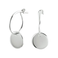 vDam Oorringen Rondje Zilver Gerhodineerd 1333086