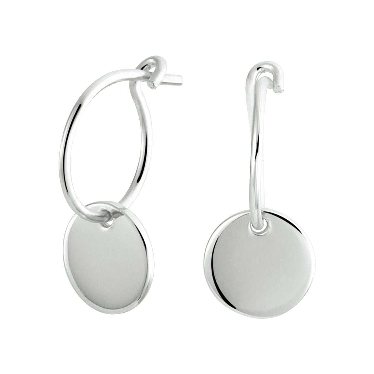 vDam Oorringen Rondje Zilver Gerhodineerd 1333086