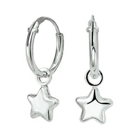 vDam Oorringen Ster Zilver Gerhodineerd 1327070