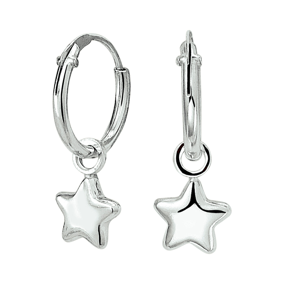 vDam Oorringen Ster Zilver Gerhodineerd 1327321