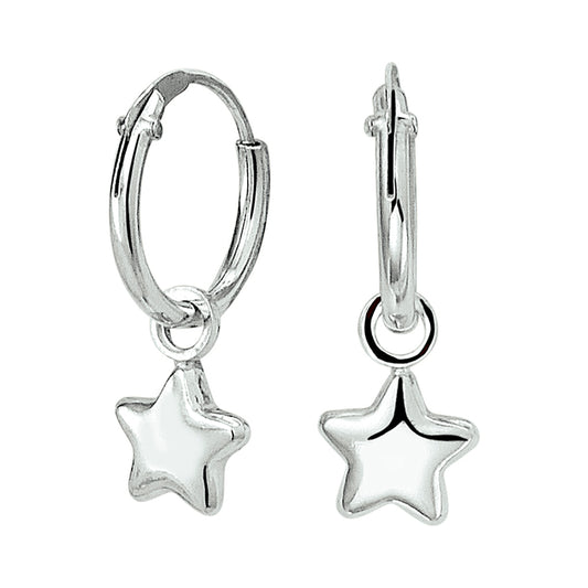 vDam Oorringen Ster Zilver Gerhodineerd 1327320