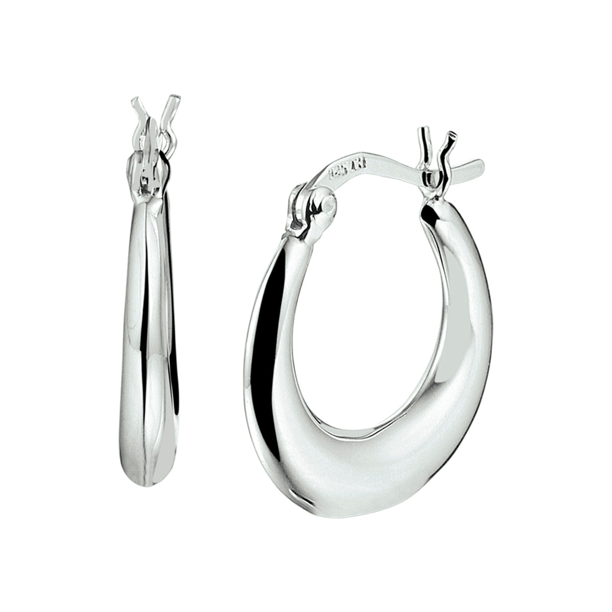 vDam Oorringen Zilver Gerhodineerd 1337441