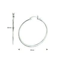 vDam Oorringen Zilver Gerhodineerd 1332443