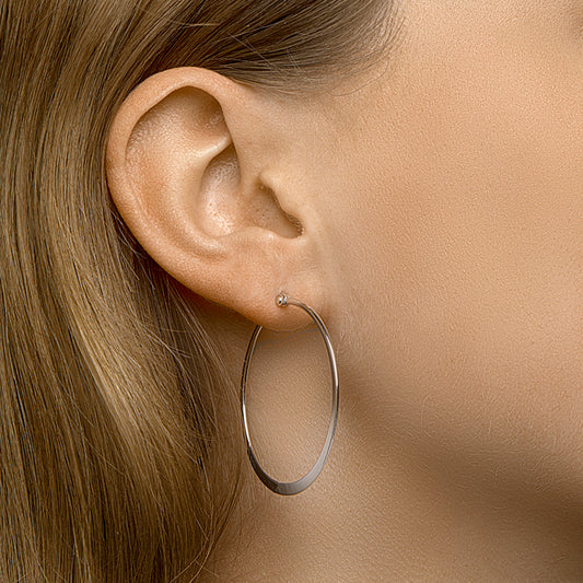 vDam Oorringen Zilver Gerhodineerd 1332443