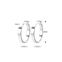 vDam Oorringen Zilver Gerhodineerd 1334032