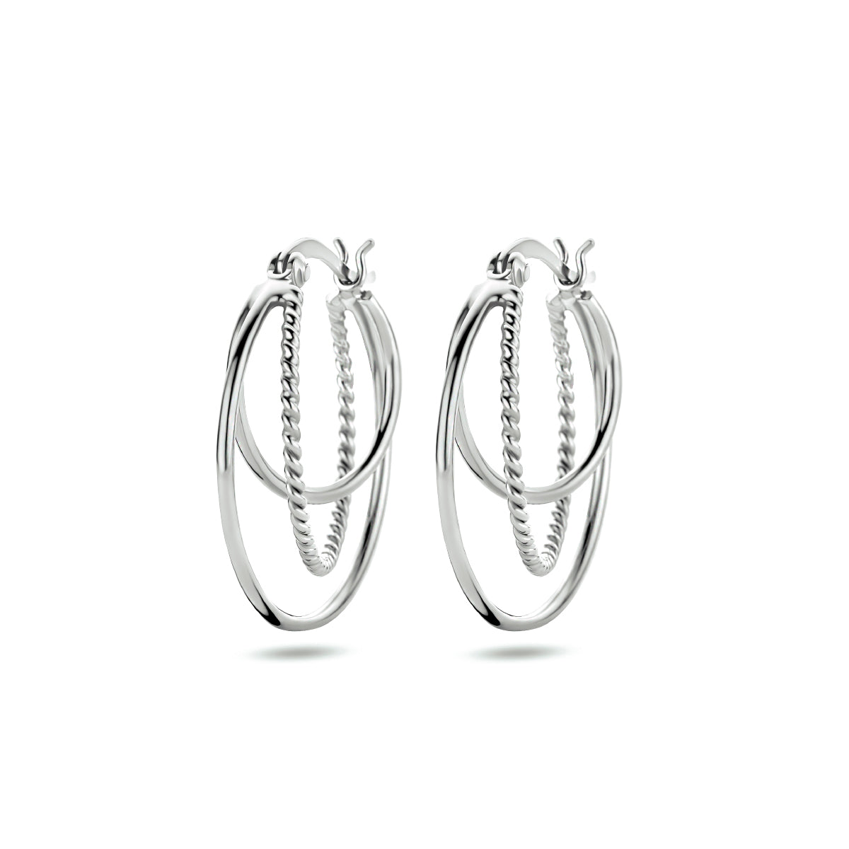 vDam Oorringen Zilver Gerhodineerd 1334759