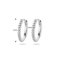 vDam Oorringen Zilver Gerhodineerd 1334847