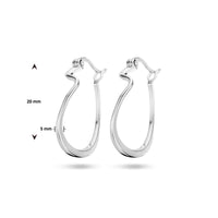 vDam Oorringen Zilver Gerhodineerd 1336174