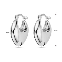 vDam Oorringen Zilver Gerhodineerd 1338329