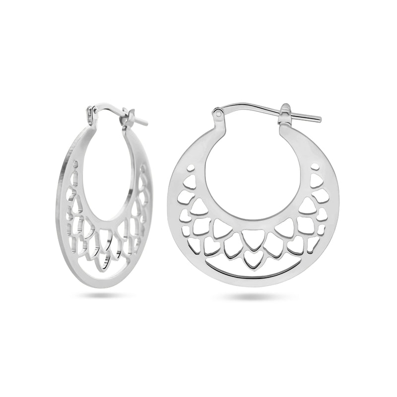 vDam Oorringen Zilver Gerhodineerd 1338755