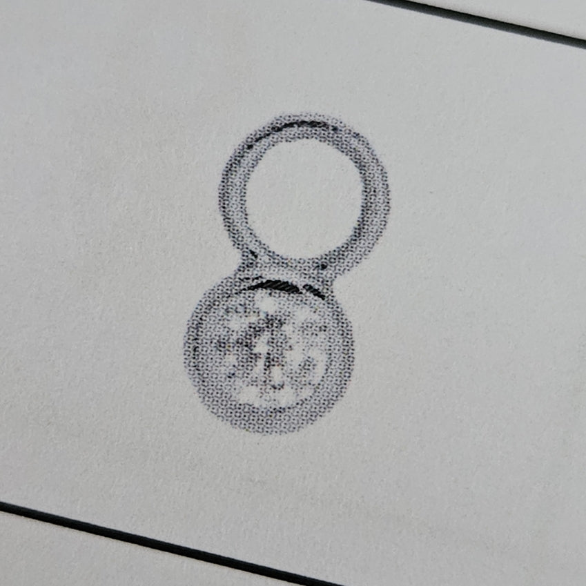 vDam Oorringhanger Zirkonia Per Stuk 8 Mm Zilver Gerhodineerd 1340871