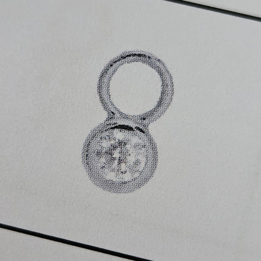 vDam Oorringhanger Zirkonia Per Stuk 8 Mm Zilver Gerhodineerd 1340871