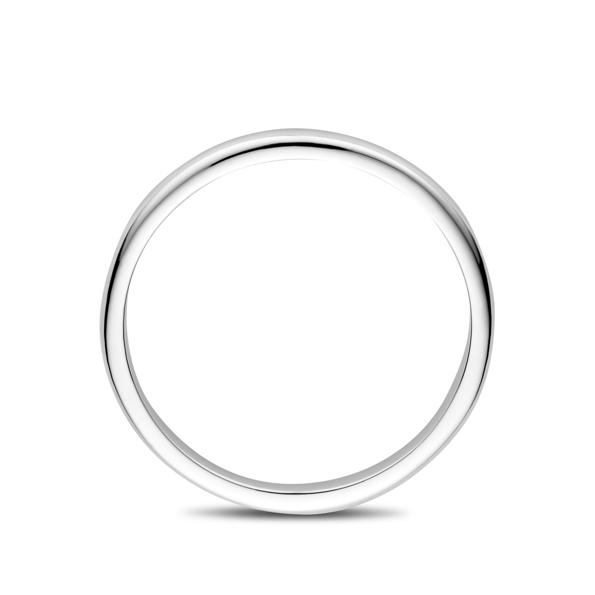 vDam Ring 2 Mm Zilver Gerhodineerd 1339940 Maat 17¾