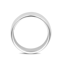 vDam Ring 7 Mm Zilver Gerhodineerd 1339955 Maat 17¾
