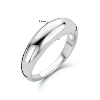 vDam Ring Balloon Zilver Gerhodineerd 1334250 Maat 16½