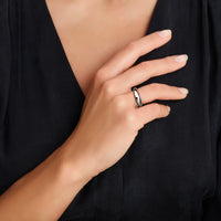 vDam Ring Balloon Zilver Gerhodineerd 1334252 Maat 17¾