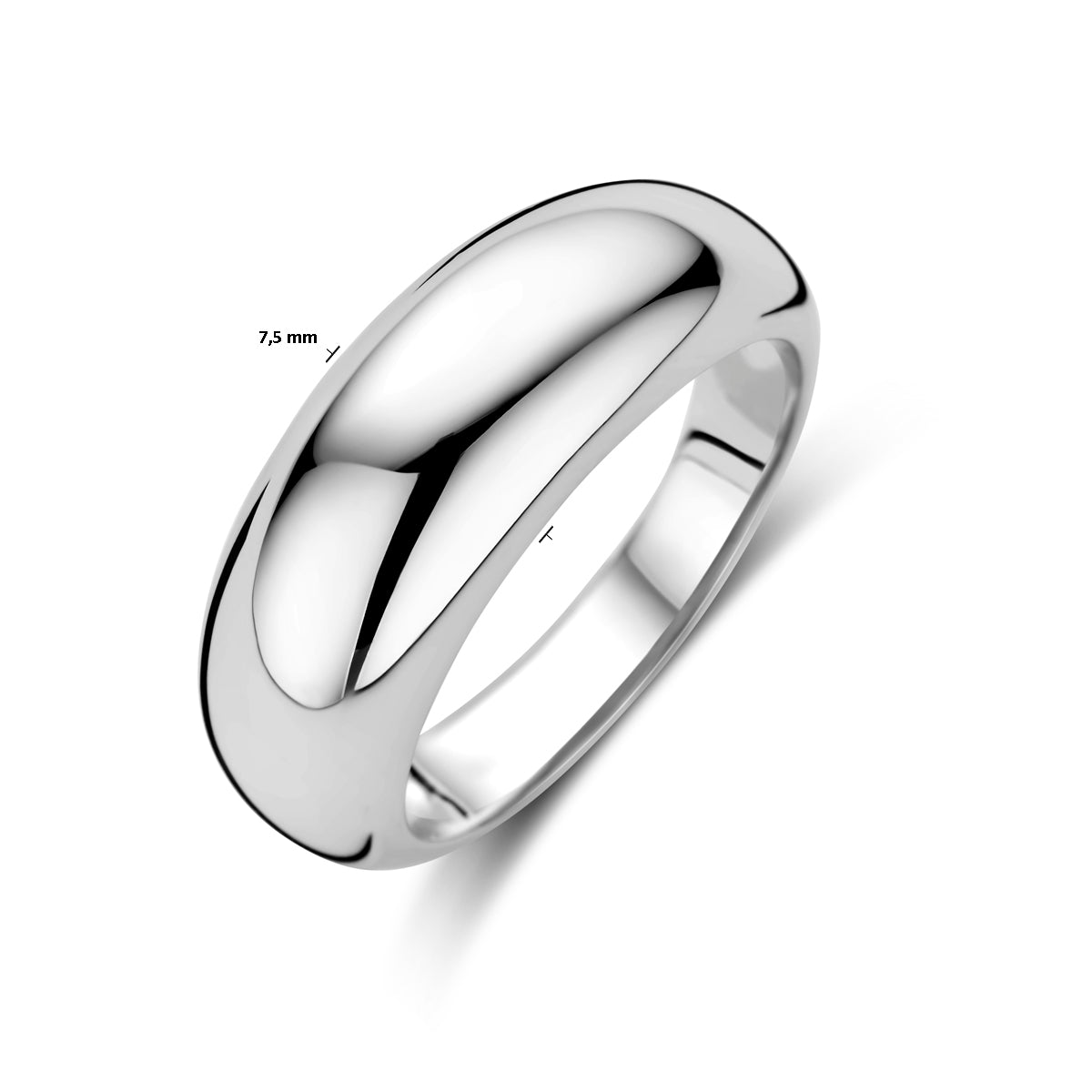 vDam Ring Balloon Zilver Gerhodineerd 1339332 Maat 19