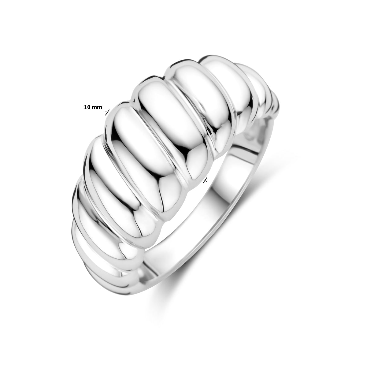 vDam Ring Balloon Zilver Gerhodineerd 1339339 Maat 17¼