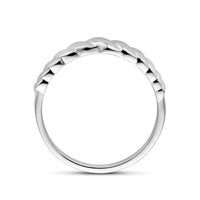 vDam Ring Balloon Zilver Gerhodineerd 1340538 Maat 17¾