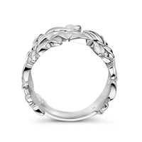 vDam Ring Bladeren Zilver Gerhodineerd 1336771 Maat 17¾